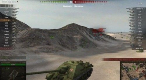Mod X-ray for World of Tanks