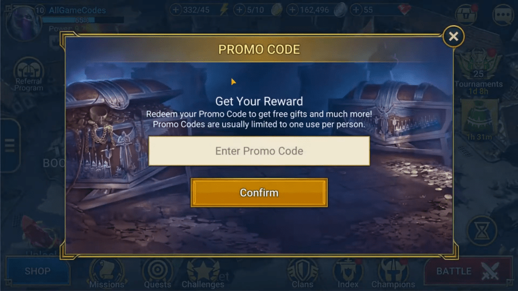 how to use raid shadow legends codes